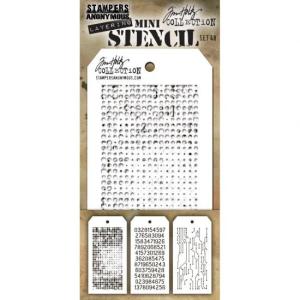 Stampers Anonymous ティムホルツ Mini Layered Stencil Set48 3枚入り MST048 ミニステンシル ステンシル