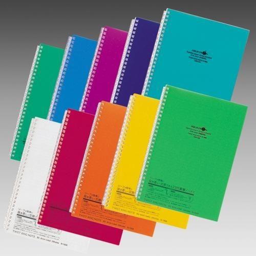 LIHIT リヒト　AQUA DROPs　B5 ツイストリングノート　N1608　ポスト投函配送対応