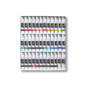 ホルベイン アクリルガッシュ 36色セット D418 （6号 20ml） : 額縁