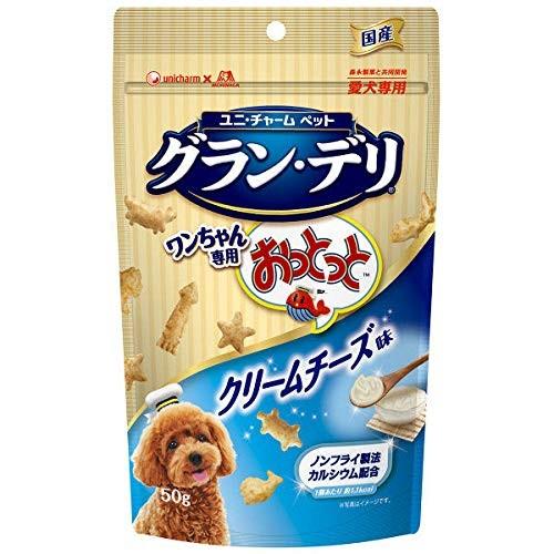 犬スナック 4184 ユニ・チャーム グラン・デリ ワンちゃん専用 おっとっと クリームチーズ味 5...