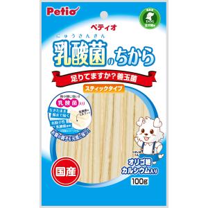 犬スナック 5812 ペティオ 乳酸菌のちから スティックタイプ 100g×15セット(1500g)｜ルークランオンライン