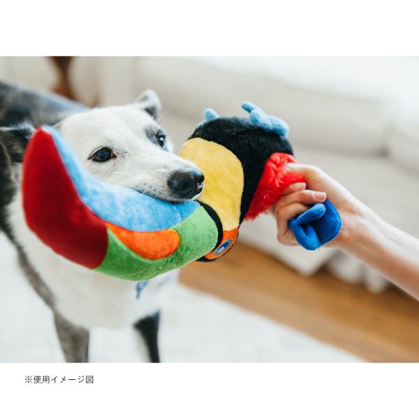 犬用おもちゃ プレイ フェッチングフロック トゥーキャン 犬 玩具 おもちゃ 音が鳴る おしゃれ 人...