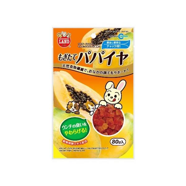 ウサギ用フード 6658 マルカン もぎたてパパイヤ 80g×24セット（1.92kg）