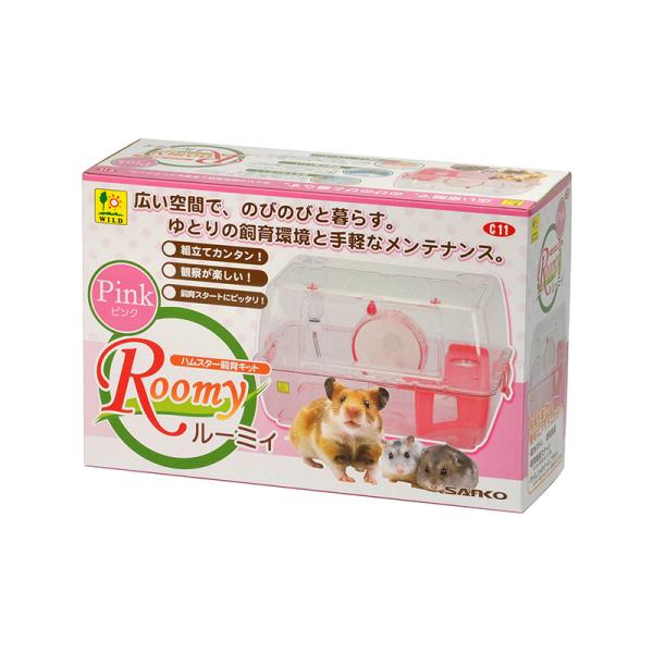 小動物用ケージ 1104 三晃商会 ルーミィ ピンク