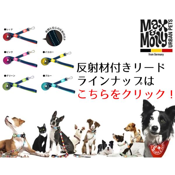 在庫処分品につき大特価 犬用リード マックス＆モーリー M リード マトリックスライン 丈夫 軽量 ...