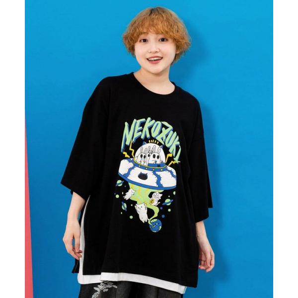 Tシャツ SALE ScoLar Parity スカラー パリティ 352120 ネコ好きおばけうさ...