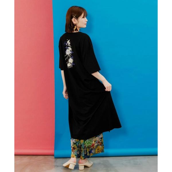 ワンピース SALE is ScoLar イズ スカラー 552258 箔ラバープリント タックドロ...