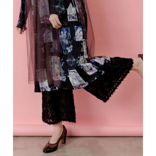 パンツ SALE is ScoLar イズ スカラー 553218 シフォン切替インナーパンツ シッ...