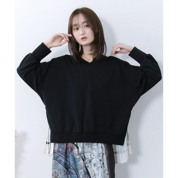 トップス SALE is ScoLar イズ スカラー 561208 星座×ステンドグラス柄プリーツ...