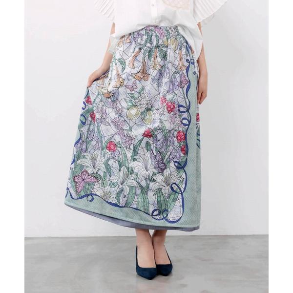 スカート SALE is ScoLar イズ スカラー 562240 メッシュ花柄orラメストライプ...