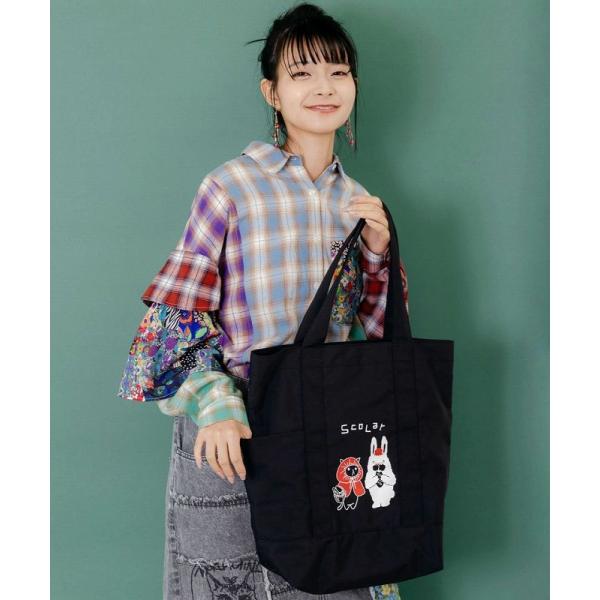 バッグ ScoLar スカラー 653439 赤ずきんparityネコとラビルおばあちゃんのトート ...