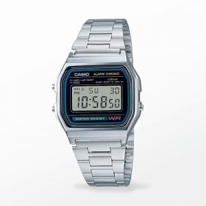 【CASIO カシオ】腕時計 チープカシオ メンズ CASIOスタンダード A158WA-1JF 【日常生活用防水 デジタル】★Gift box入り｜pappa