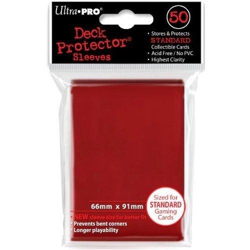 新品 UltraPro ソリッド プロテクター Newレッド トレカ サプライ　