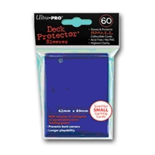 新品 UltraPro ソリッドスリーブ 小型サイズブルー トレカ サプライ　