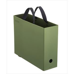 ファイルボックス コクヨ すっきり収納できるキャリーボックス　＜ＮＥＯＳ＞　Ａ４　オリーブグリーン ...