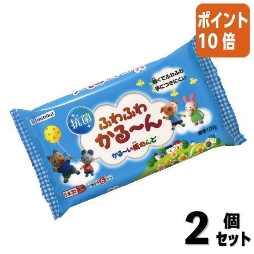 ■２点セット☆ポイント10倍■デビカ 紙ねんど　ふわふわかるーん　１００ｇ 093187