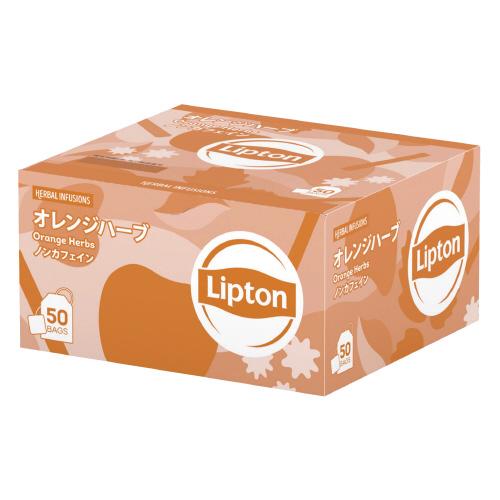 ＃ 紅茶（ティーバッグ・粉末） リプトン ＃リプトン　ハーブティーバッグ　オレンジハーブ　５０バッグ...