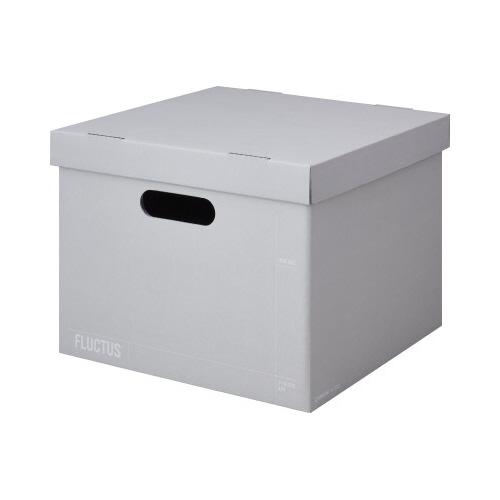 ファイルボックス キングジム 紙製収納用品　ＦＬＵＣＴＵＳ　ストレージボックス 4003-3-GY