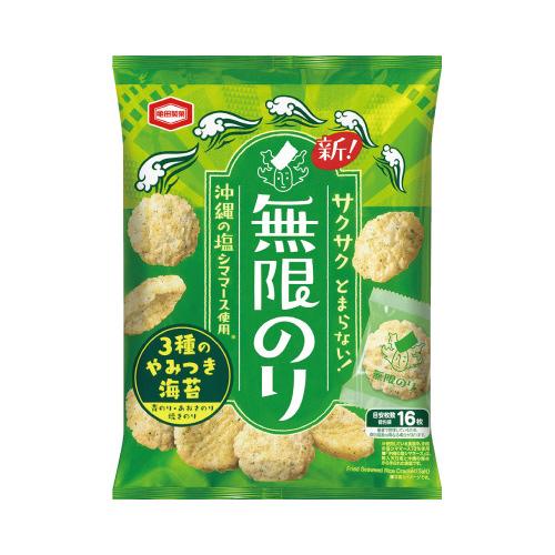 ＃お茶菓子 亀田製菓 ＃無限のり　１６枚入 810668