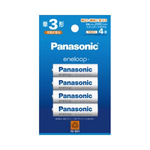ニッケル水素電池 Ｐａｎａｓｏｎｉｃ 充電式電池　エネループ　スタンダードモデル　単３形　４本 BK-3MCD/4H