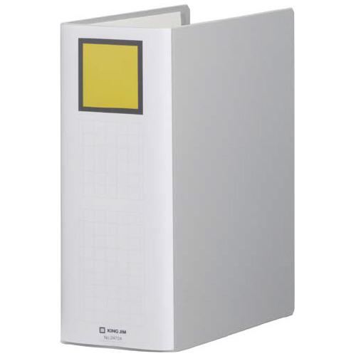 パイプ式ファイル キングジム キングファイルＳＤＤＥ　Ａ４Ｓ　グレー　２穴　１００ｍｍとじ 2470...