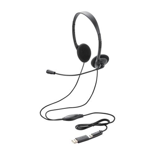 ＰＣ周辺機器 エレコム モバイルヘッドセット　小型タイプ HS-HP13SCBK