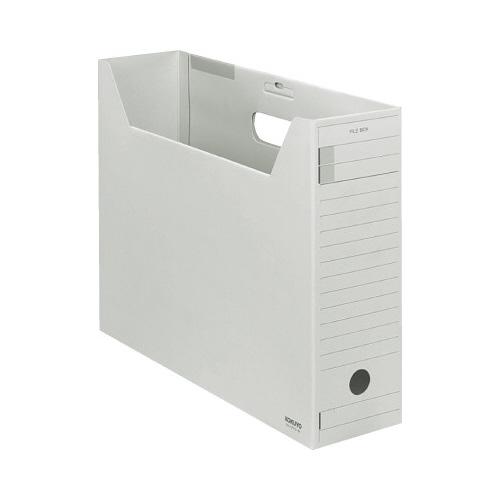 ファイルボックス コクヨ ファイルボックス−ＦＳ＜Ｆタイプ＞　Ｂ４　フタ付き　収容幅９５ミリ　グレー...