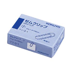 コクヨ ゼムクリップ　小　約１００本入 クリ-3-1