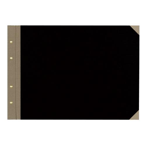 コクヨ 綴込表紙Ａ　Ｂ４横　４穴　背部・コーナー布貼 ツ-13