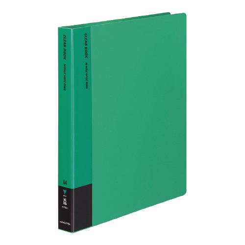 コクヨ クリヤーブック　Ａ４縦　替紙式２０枚ポケット３０穴　緑 ラ-730G