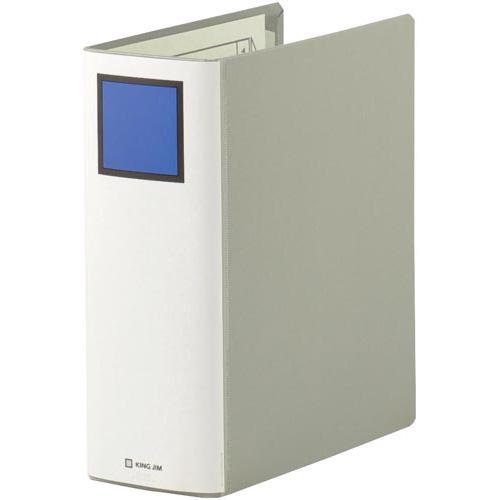 ファイル キングジム キングファイルＧ　Ｂ５Ｓ　グレー　２穴　８０ｍｍとじ 958N