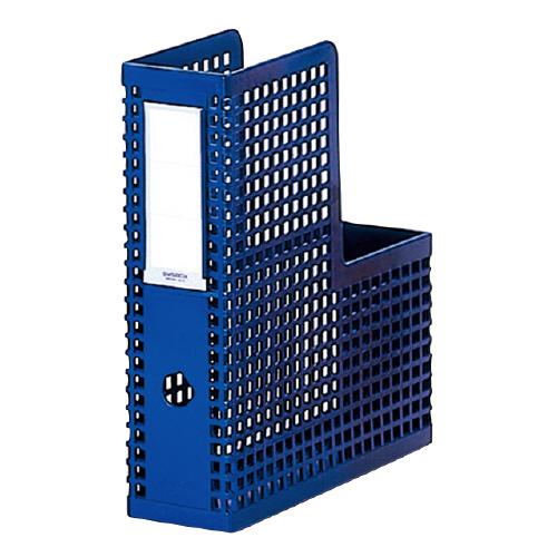 ファイルボックス セキセイ シスボックス（Ａ４縦型）　収容幅８０ミリ　青 SBX-85-10