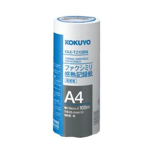 コクヨ ファクシミリ感熱記録紙　Ａ４　２１０ｍｍ×１００ｍ　高感度