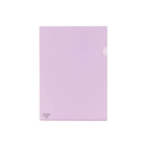 クリアファイル コクヨ スーパークリヤー１０（テン）　ＰＰ　Ａ４　ラベンダー フ-TC750N-5