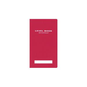 コクヨ 測量野帳　ブライトカラー　　　耐水・ＰＰ表紙　　レベル　３０枚　赤 セ-Y31R｜papyruscompany