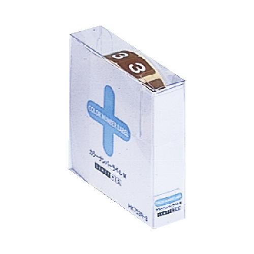 リヒトラブ カラーナンバーラベル　ロールタイプ　　３　３００片 HK753R-3