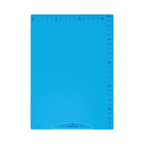 コクヨ 下敷き　２５０×１８０ｍｍ　ブルー GY-GCG100B