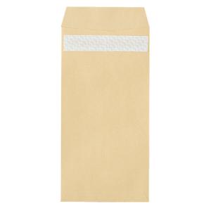 キングコーポレーション クラフト封筒 テープ付 長4 70g／m2 100枚 〒枠付き N4K70Q100