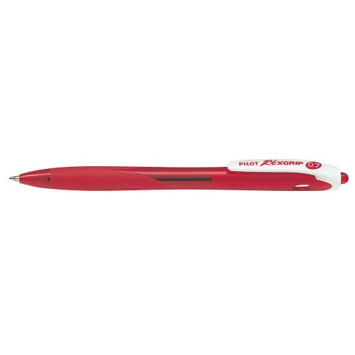 ボールペン パイロット 油性ボールペン＜レックスグリップ＞　ノック式　インク色：赤 BRG-10F-...
