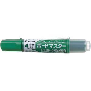 ホワイトボードマーカー パイロット ボードマスター（中字丸芯）　グリーン　油性顔料（アルコール系）インキ WMBM-12L-G