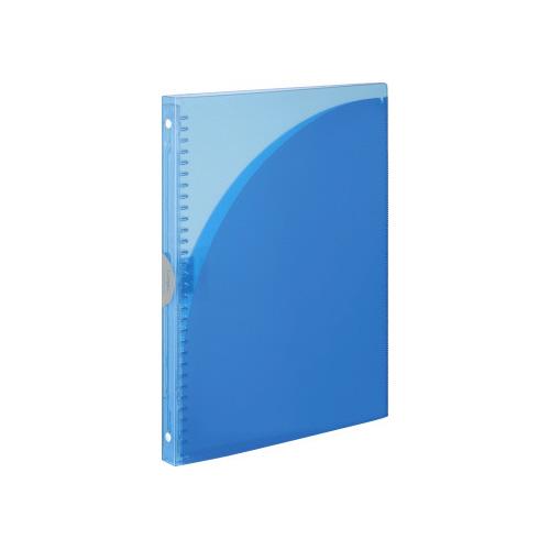 バインダーノート コクヨ キャンパス　スライドバインダーアダプト　スリムタイプ　Ａ４（３０穴）　水色...