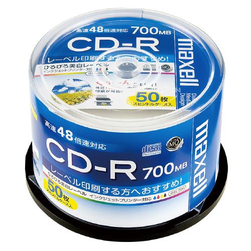 マクセル ＣＤ−Ｒ　７００ＭＢ　２−４８倍速　５０枚　スピンドルケース　　ＩＪＰ対応 CDR700S...