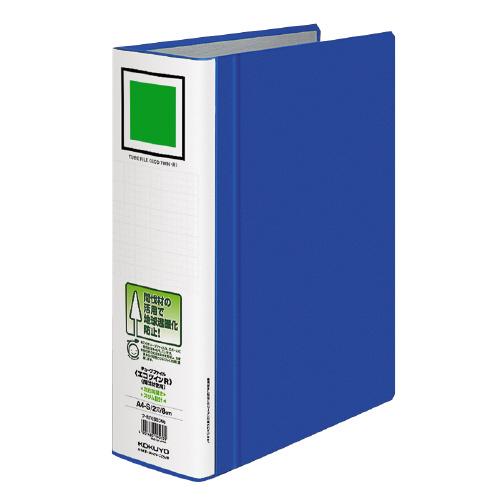 ファイル コクヨ チューブファイル＜エコツインＲ＞間伐材　Ａ４縦８０ｍｍ８００枚収容青 フ-RTK6...
