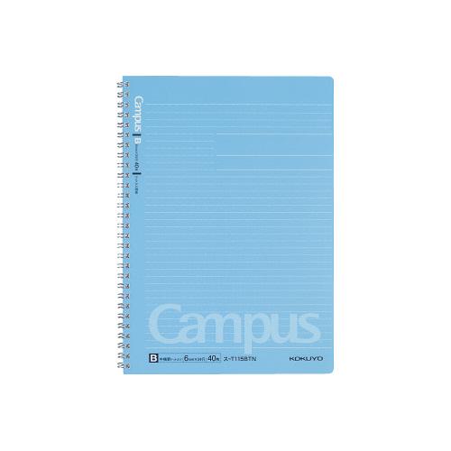 ノート コクヨ キャンパスツインリングノート　ドット入　セミＢ５（６号）罫幅６ｍｍ３４行　４０枚 ス...