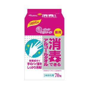 大王製紙 エリエール　消毒できるアルコールタオル　詰替　７０枚 733167