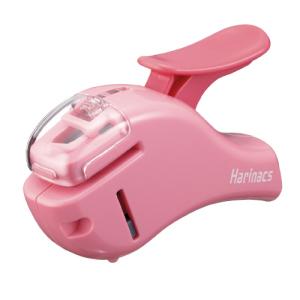 コクヨ 針なしステープラー　ハリナックス　　　コンパクトアルファ　　約５枚　ピンク