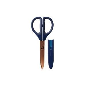 コクヨ ハサミ　サクサ　　チタン・グルーレス刃　刃渡り６５ｍｍ　紺 ハサ-PT280DB