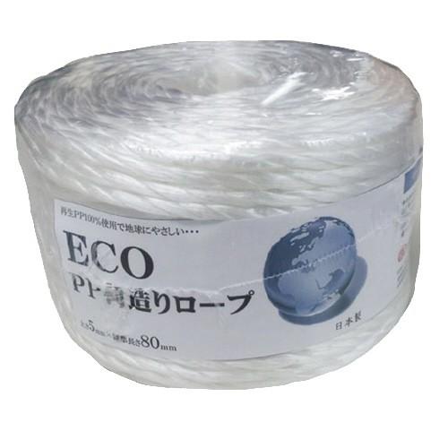 信越工業 エコシリーズ荷造りロープ　５ｍｍ８０ｍ CR-2108