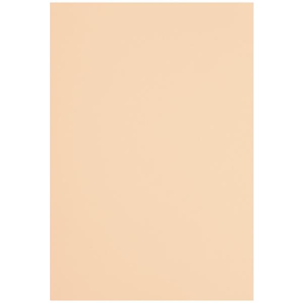 カウネット 色画用紙　八つ切　肌色（薄橙）　１０枚 4212-2883