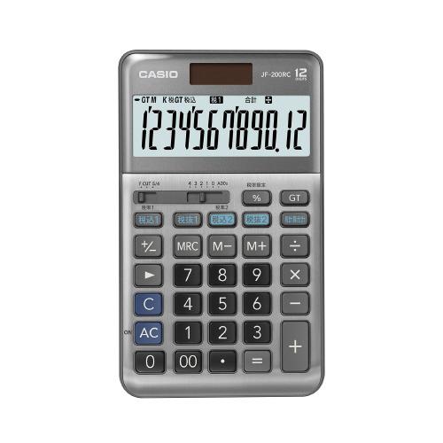 カシオ計算機 軽減税率電卓　ＪＦ−２００ＲＣ−Ｎ JF-200RC-N